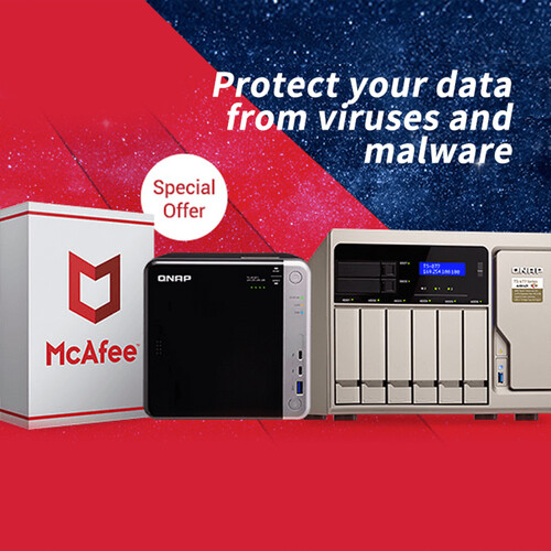 Licencë antivirus QNAP McAfee, për NAS, abonim 5 vjeçar, dixhitale