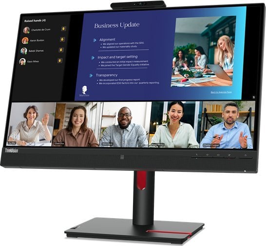 Monitor Lenovo ThinkVision T24v-30, 23.8", 1920 x 1080 (Full HD), i zi 