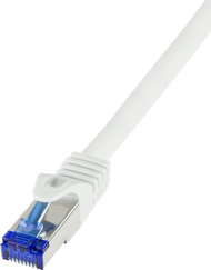 Мрежен кабел LogiLink C6A061S, 3m, Cat6a S FTP, бел