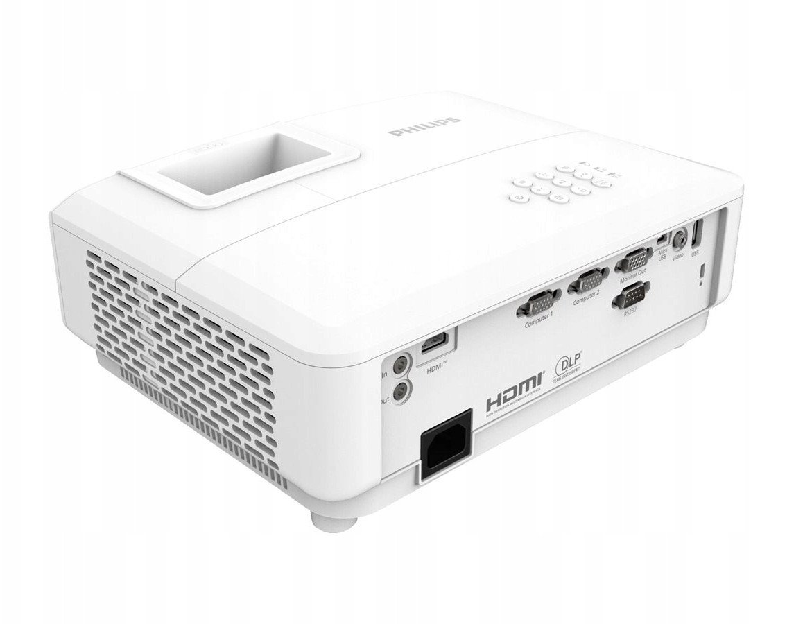 Projektor Philips ProPix 650, WXGA 1280x800, 4000 ANSI lumens, i bardhë