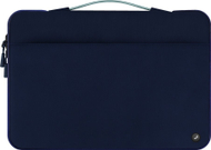 Çantë laptopi JCPAL Professional Case, 13-14", najlon rezistent ndaj ujit, blu navy