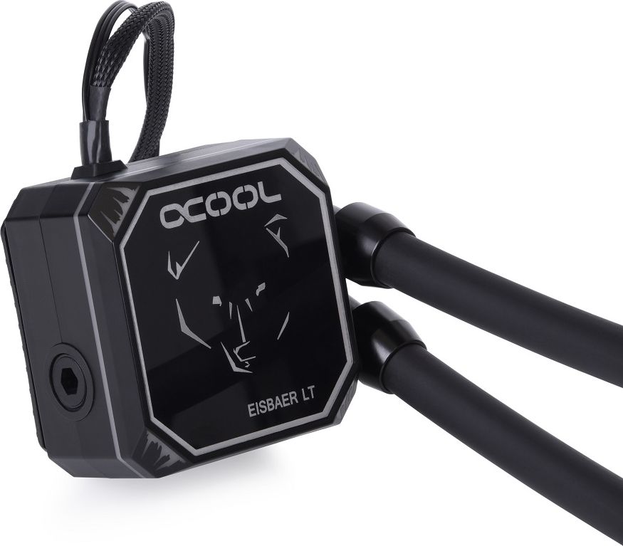Sistem ujë-ftohës CPU Alphacool Eisbaer Aurora LT360, 360mm, ARGB, i zi