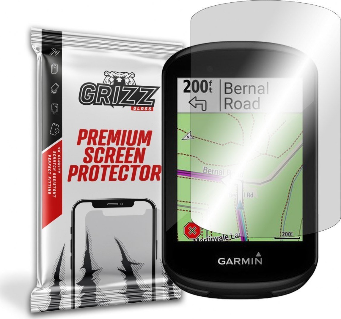 Mbrojtës ekrani GrizzGlass Hybrid Glass për Garmin Edge 830, xham hibrid