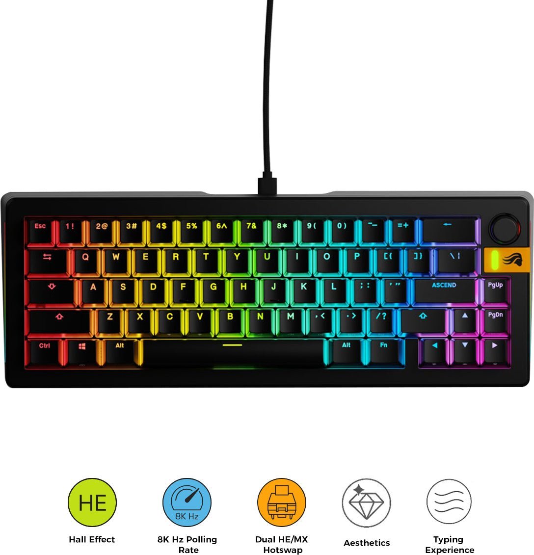 Tastierë Glorious GMMK 3 HE, 65%, mekanike, e zezë