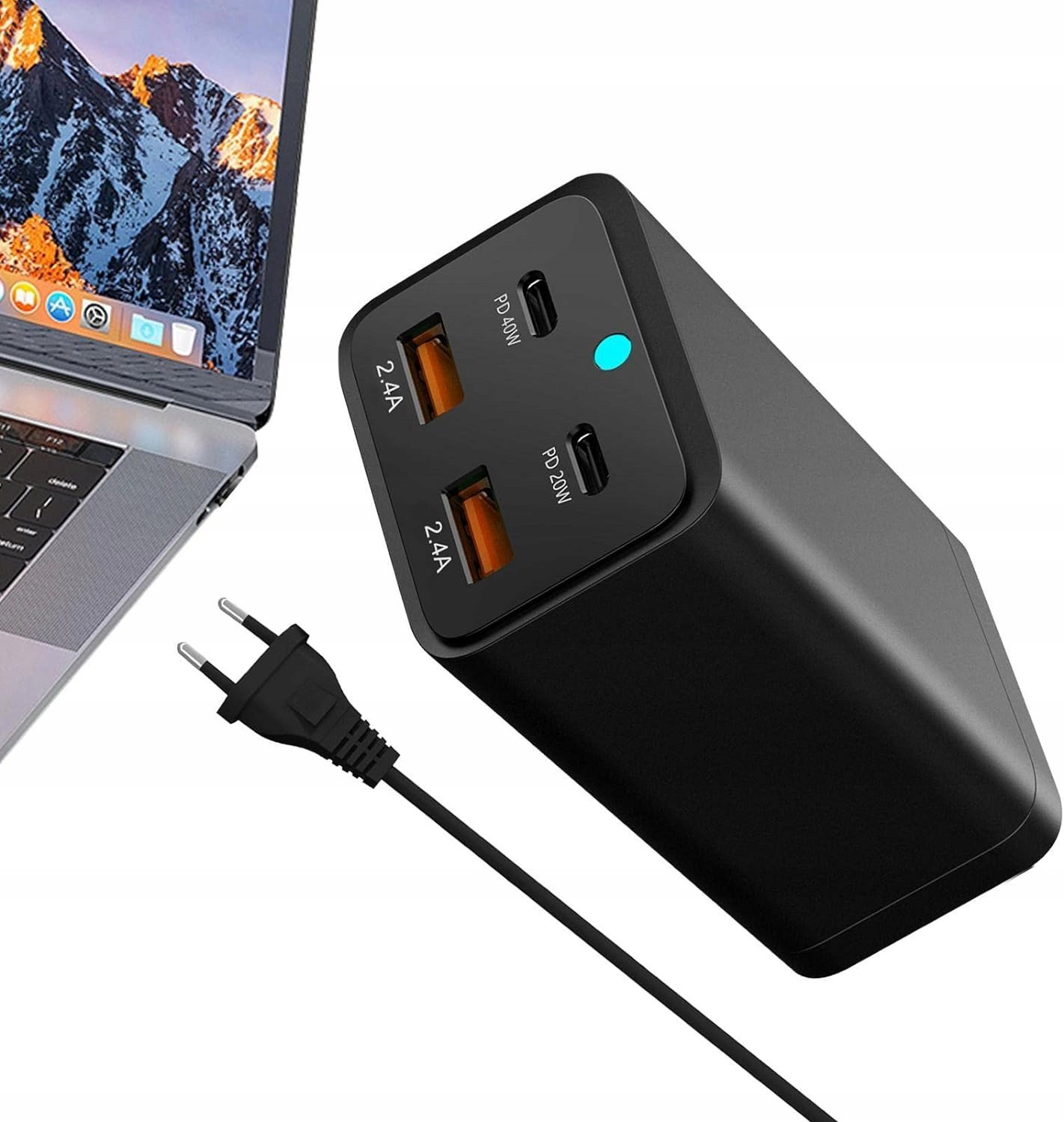 Karikues muri LTC Multi Charger, 80W, PD 20W PD 40W QC 3.0 2x USB, i zi