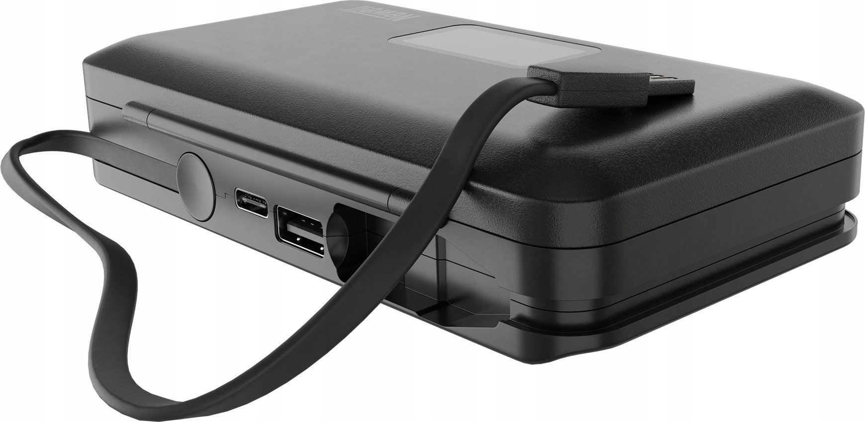 Karikues me powerbank dhe lexues SD Newell LCD për Canon LP-E6, ekran LCD, portativ, i zi