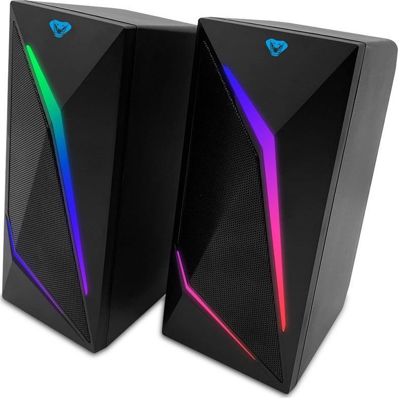 Altoparlantë kompjuteri Media-Tech Cobra Pro Urion MT3172, 2.0, Bluetooth, RGB, të zinj