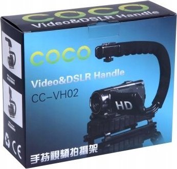 Dorezë stabilizuese Xrec X-grip, për kamera aksion dhe DSLR, e zezë