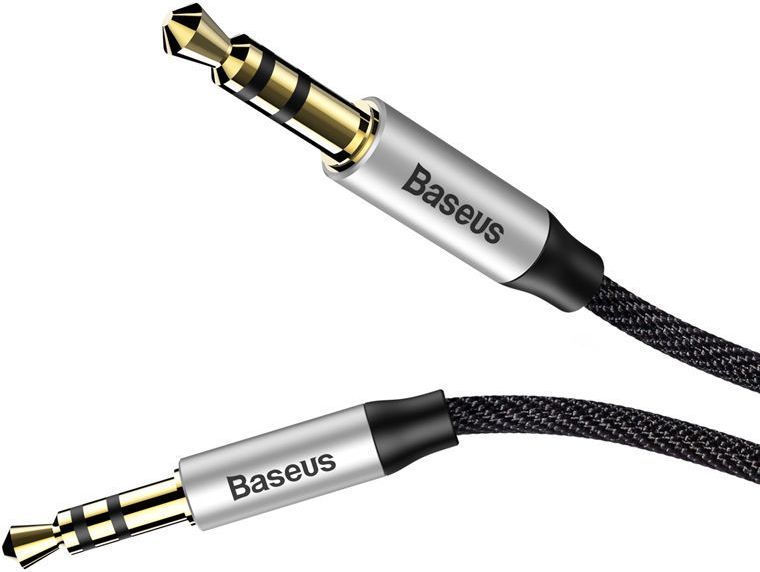 Kabllo Baesus, jack 3.5 mm - 3.5 mm, 1.5 m, e zezë
