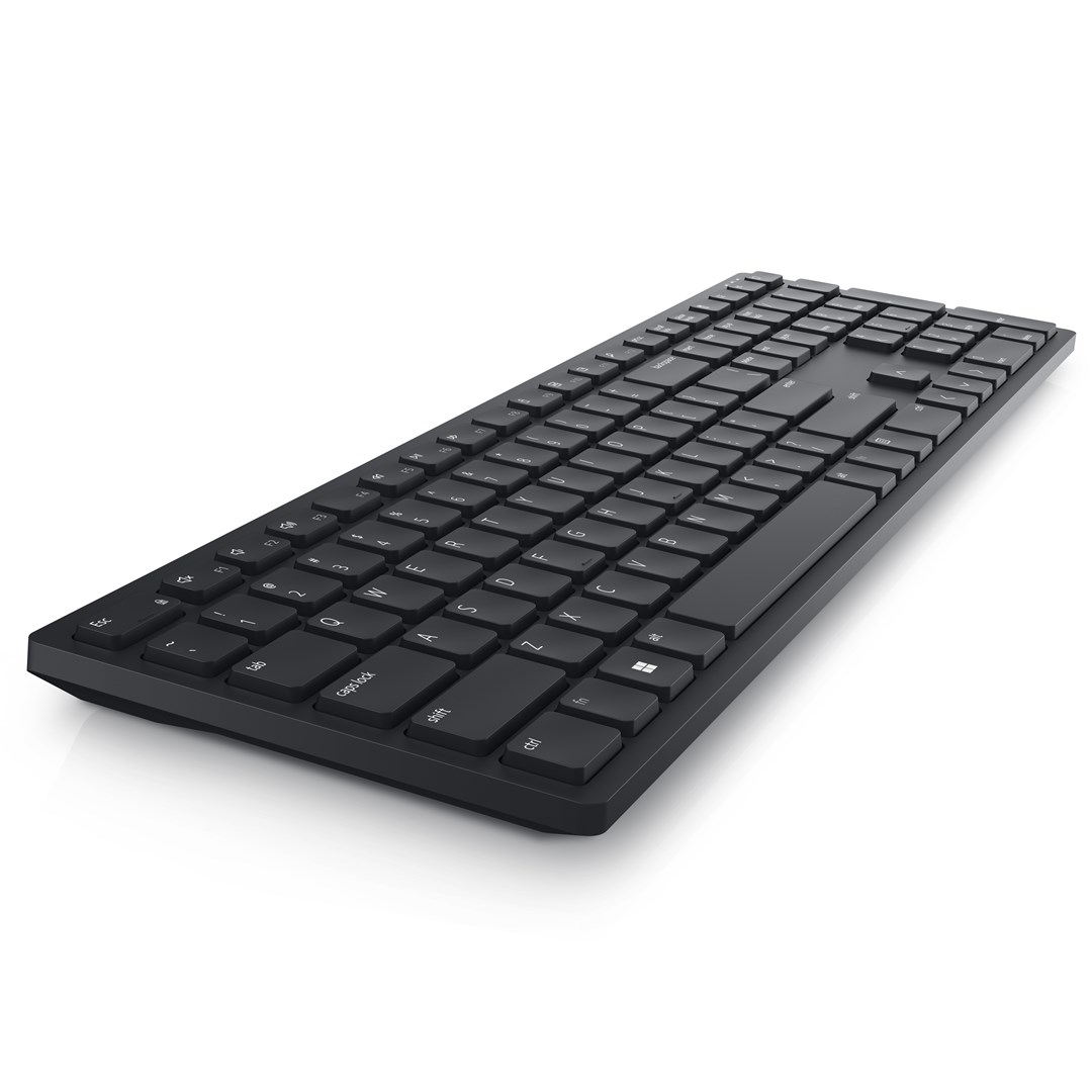 Tastierë Dell KB500, QWERTY, 2.4GHz, e zezë
