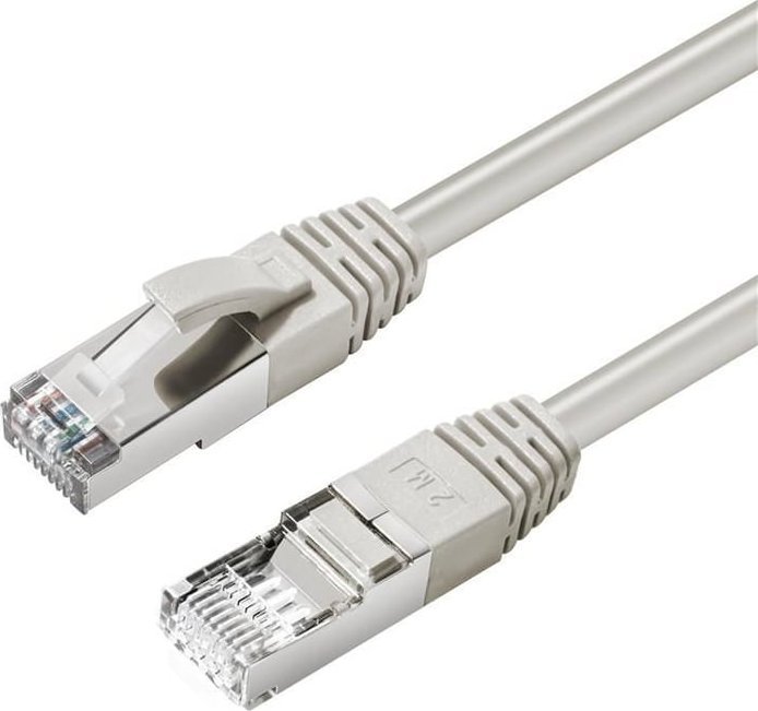 Kabllo rrjeti Microconnect MC-SFTP6A005, CAT6a S/FTP, 0.5m, gri