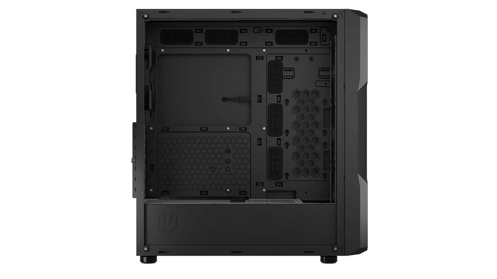 Kornizë kompjuteri Endorfy Regnum 400 Air, ATX E-ATX, xham i temperuar, e zezë