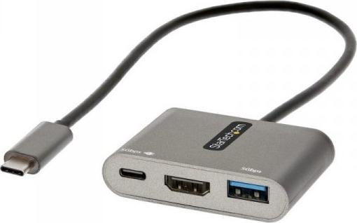 Adapter multiport USB C StarTech.com HB30C4A1CFB, HDMI 4K, PD 100W, i zi