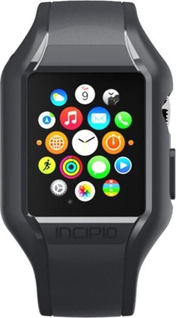 Rrip dore Incipio NGP Strap për Apple Watch, 38mm, fleksibël, ngjyrë smoky