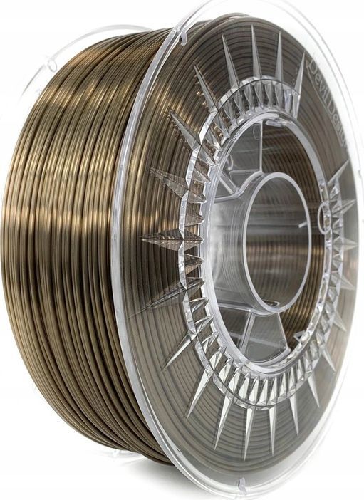 Filament 3D Devil Design PLA Silk, 1.75mm, 1kg, bronz kafe