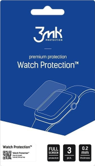 Mbrojtës ekrani 3x Hybrid Glass Watch Protection për Garmin Fenix 8 AMOLED 43mm, xham hibrid, transparencë e lartë