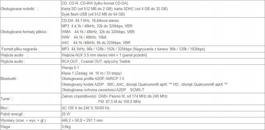 Lexues CD Teac CD-P750DAB, Bluetooth, i zi