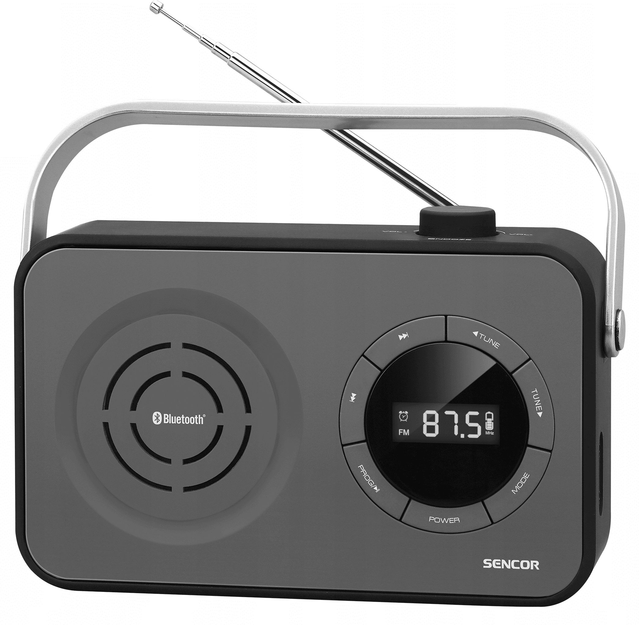 Radio portative Sencor SRD 3200 B, FM Digjital, Bluetooth, e zezë