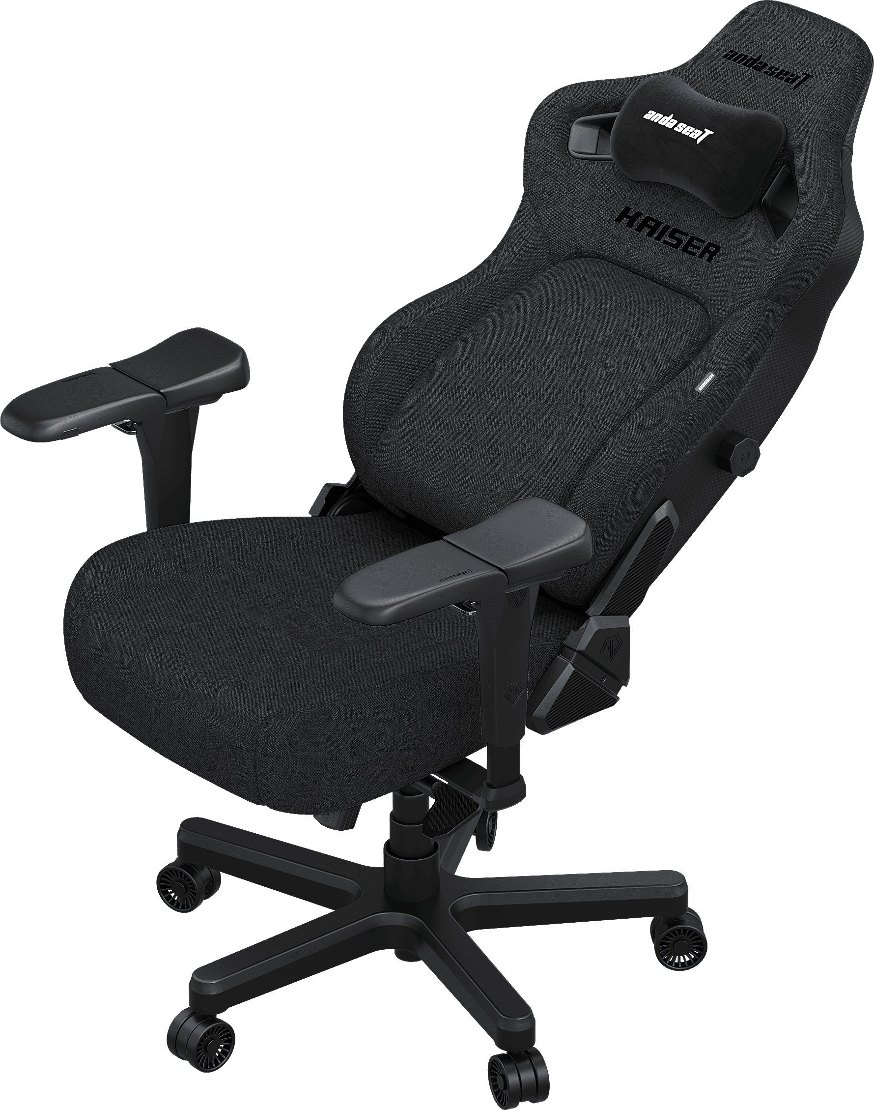 Karrige gaming Anda Seat Kaiser 4 Premium, madhësia XL, pëlhurë, gri e errët