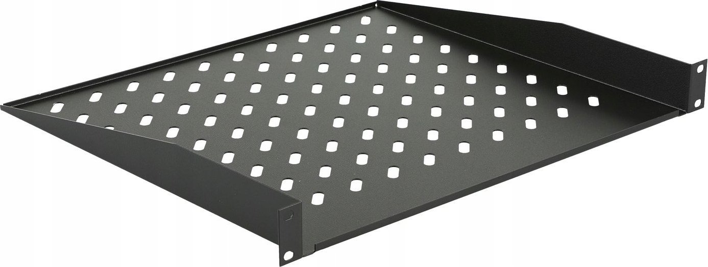 Рафт за кабинет 19 инчи Lanview RAS205BL, носивост 30 kg, црн