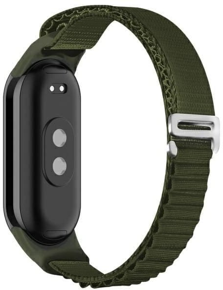 Rrip dore Beline për Xiaomi Mi Band 9 Mi Band 8, najlon, Alpine Green, i gjelbër