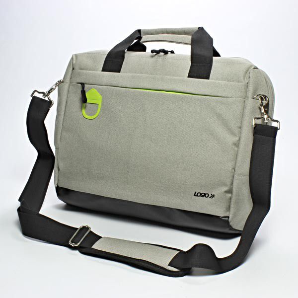 Çantë laptopi Logo, 15.6", e hirtë