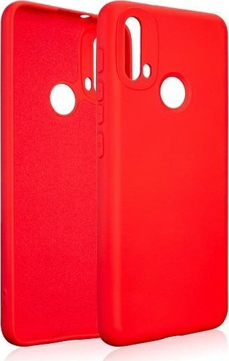 Mbështjellës silikoni Beline për Motorola Moto E20, i hollë, i kuq