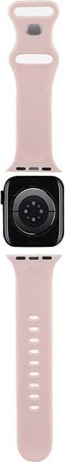 Rríp për Apple Watch Hello Kitty Pattern Print, silikon, Series 1 8 SE, rozë