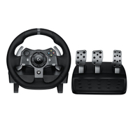 Timon dhe pedale për lojëra Logitech G G920 Driving Force Racing Wheel, i zi