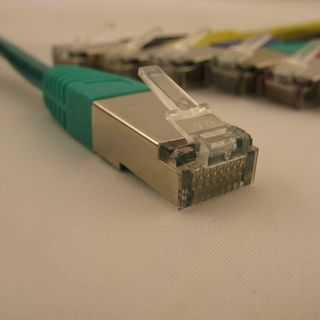 Kabllo patchcord NetRack, RJ45, Cat. 5e, FTP, e gjelbër