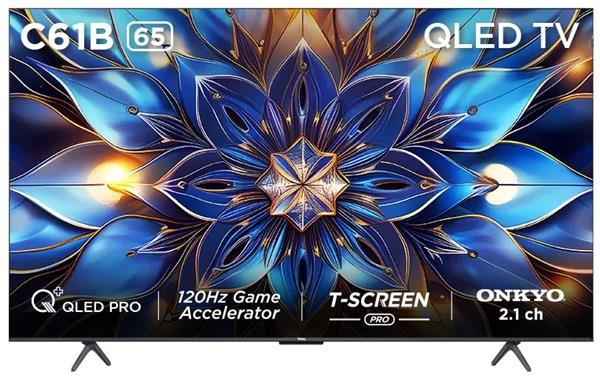 Televizor TCL 65C61B, 65", QLED, 4K UHD, i zi