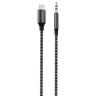 Kabllo audio Proove SoundMesh Type-C në 3.5mm(AUX), 1m, gri