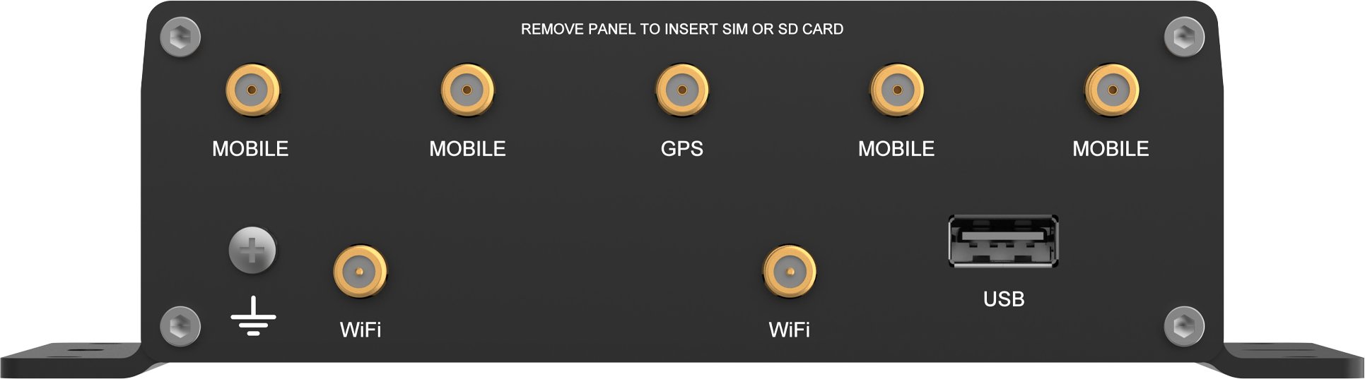 Рутер 5G Teltonika Networks ATRM50, 4x гигабитен етернет, Dual SIM, сив