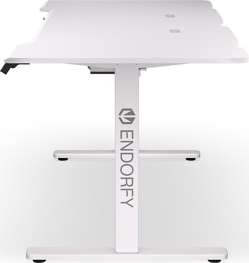 Tavolinë elektrike Endorfy Atlas L, 150x78 cm, me mbajtëse monitori Atlas Single, e bardhë Onyx