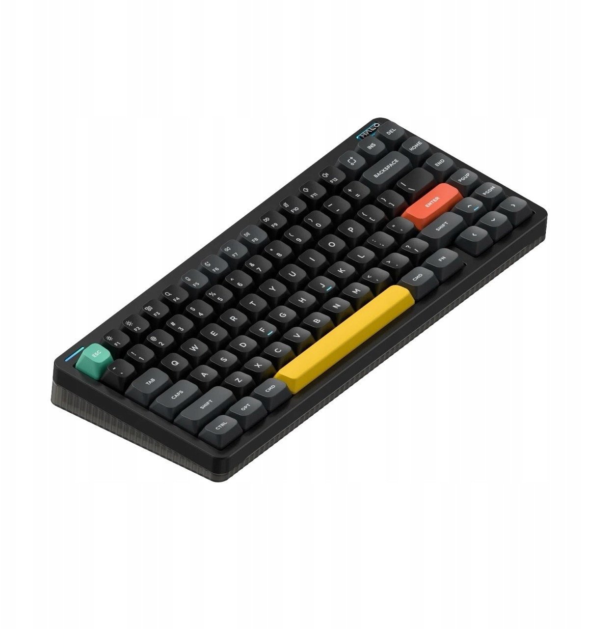 Tastierë mekanike wireless Nuphy Halo75 V2, 75%, Silent Red Clear-Top