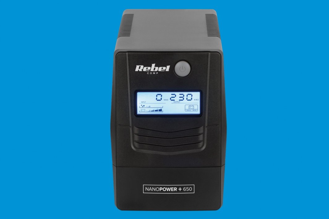 UPS Rebel Nanopower Plus 650, 650VA 360W, LCD USB, i zi