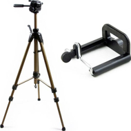 Tripod për telefon Fancier SB4163, lartësi e madhe pune, alumini, i zi