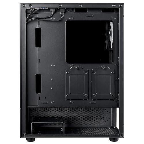 Kullë kompjuteri Invader X Mini Black, mid tower gaming, mbështet GPU 330mm, e zezë