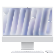 Apple iMac 24", M4 10‑core, 24GB, 512GB SSD, 10‑core GPU, Silver