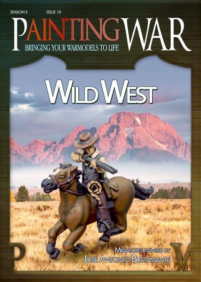 Libër udhëzues Acrylicos Vallejo PaintingWar Wild West, pikturim miniaturash, anglisht