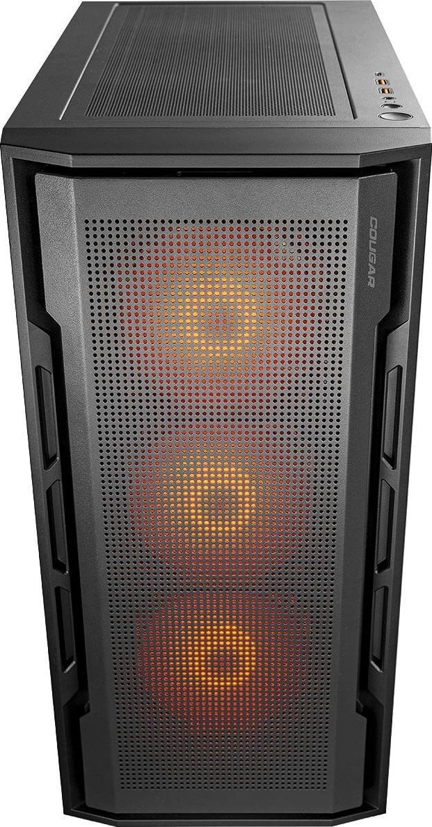 Kuti kompjuteri Cougar Uniface RGB, Middle Tower, 4 ftohës RGB, e zezë