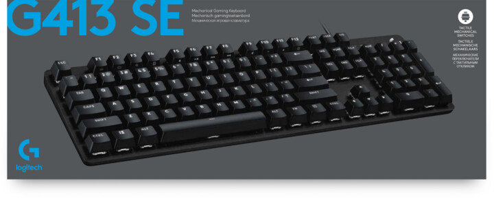 Тастатура Logitech G413 SE, кафеава US