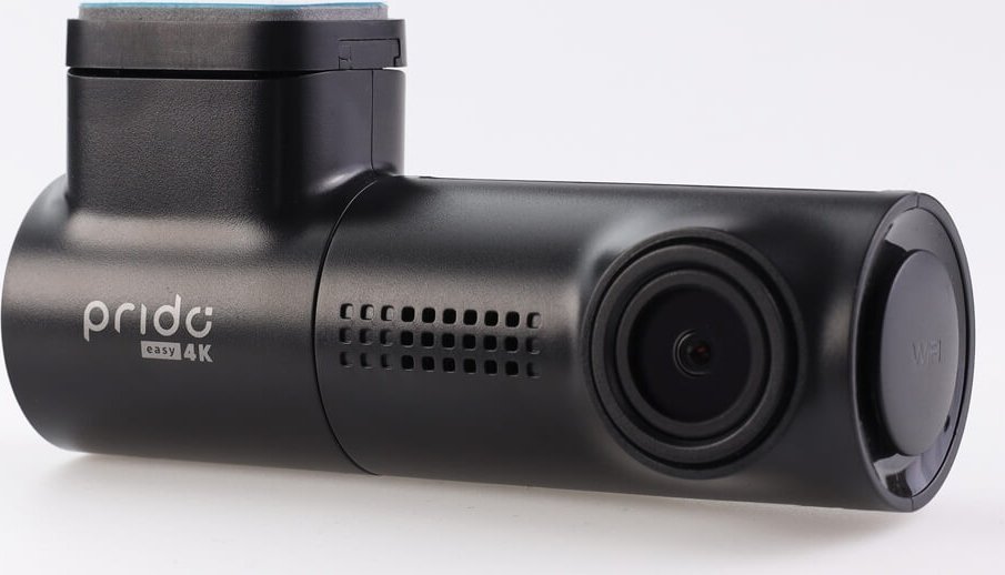 Kamerë veture Prido Easy 4K, Wi‑Fi, USB‑C, e zezë