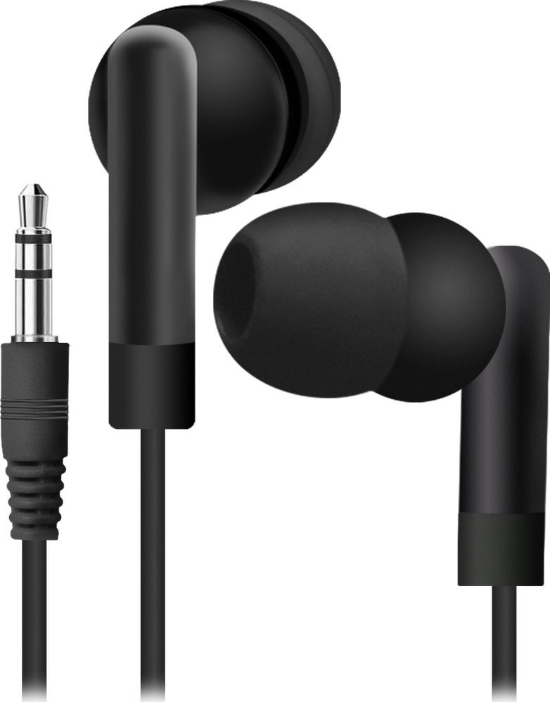Kufje Defender BASIC 210, in ear, me kabllo, të zeza