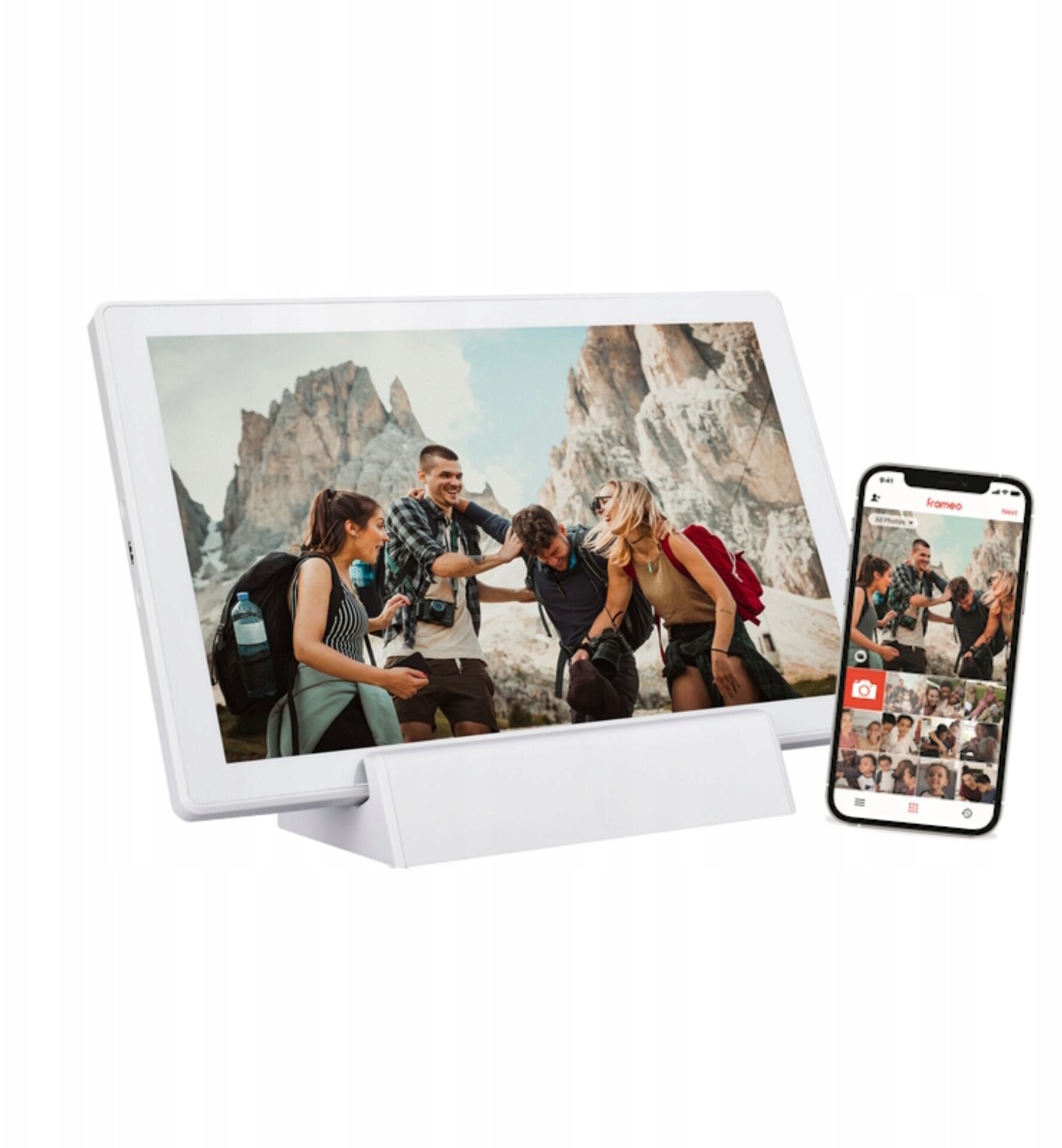Дигитална рамка Braun DigiFrame 1011, 10.1", 1280x800, бела