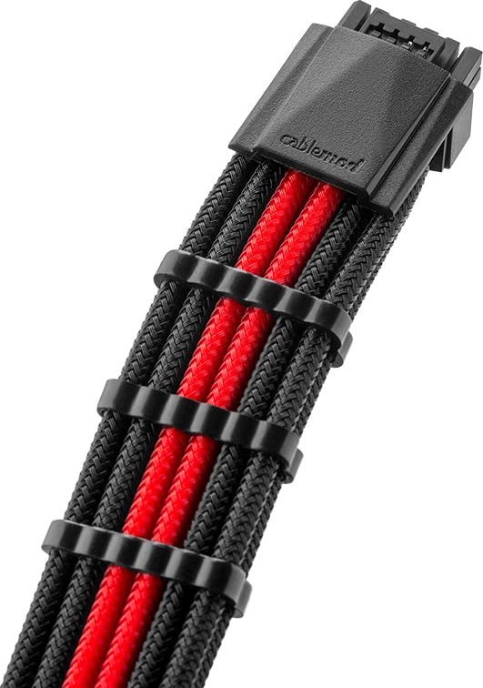 Set kabllosh CableMod C-Series PRO ModMesh 12VHPWR për Corsair RM RMi RMx, PCIe 5.0, i zi e kuq