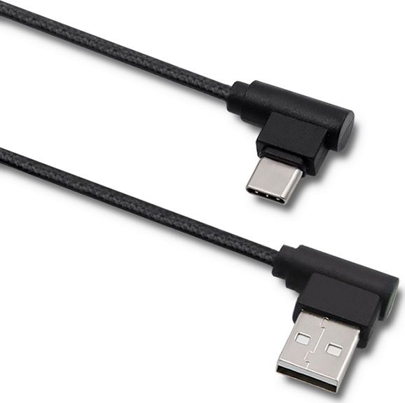 Kabllo Qoltec USB C - USB 2.0 A, 1m, e zezë