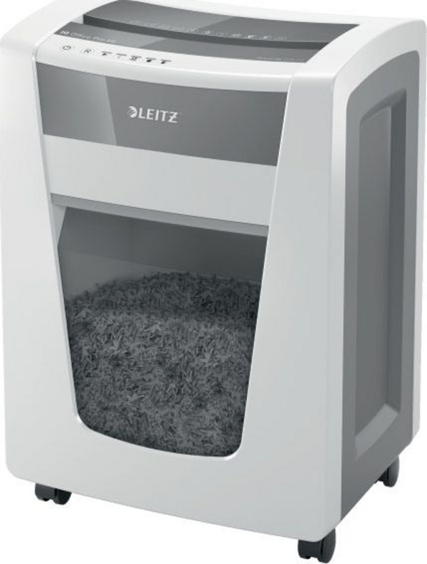 Уништувач на хартија Leitz IQ Office Pro P-5 (8,050,000), 30 L, сив