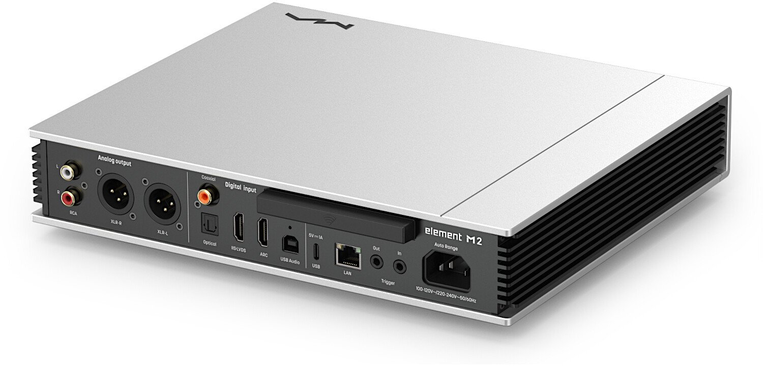 DAC dhe përforcues kufjesh Matrix Element M2, streamer muzikor, ekran 3.46", i zi