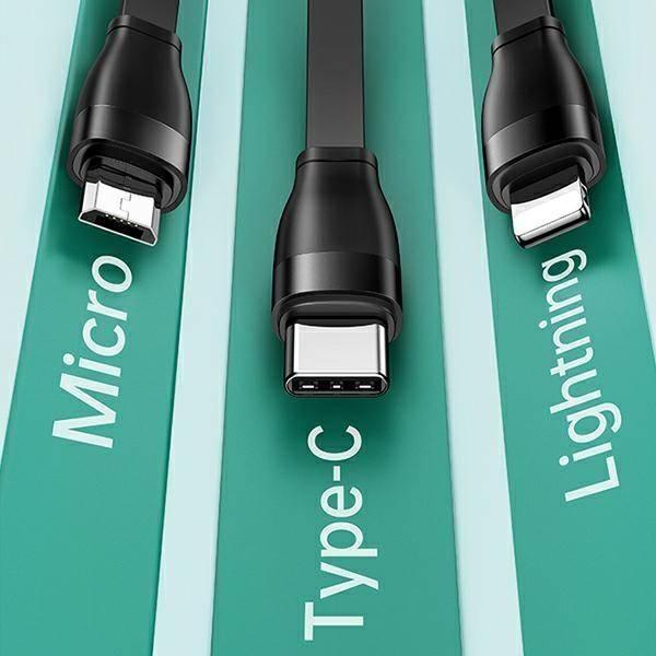 Kabllo USB Usams USA001134, USB A në Lightning, 1 m, blu
